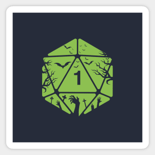 Dungeon Armory D20 Halloween Special - Tabletop RPG Addict Sticker